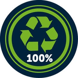 100% taaskasutatav